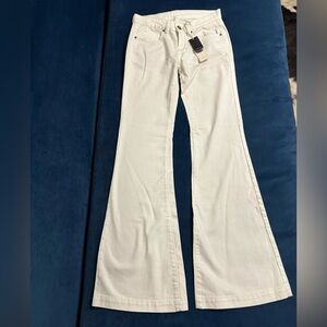 BCBGMAXAZRIA White Flared Pants